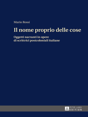 cover image of Il nome proprio delle cose